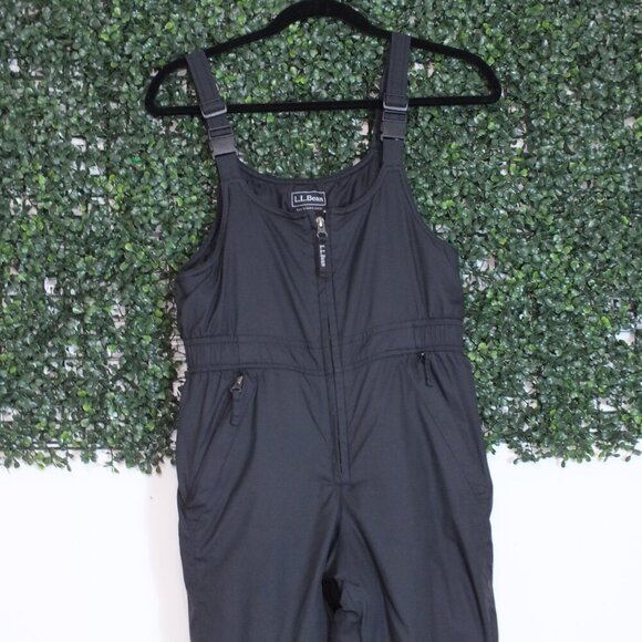 Lands End Kids Bib Snowpants Black Children's 12 - Picture 3 of 16